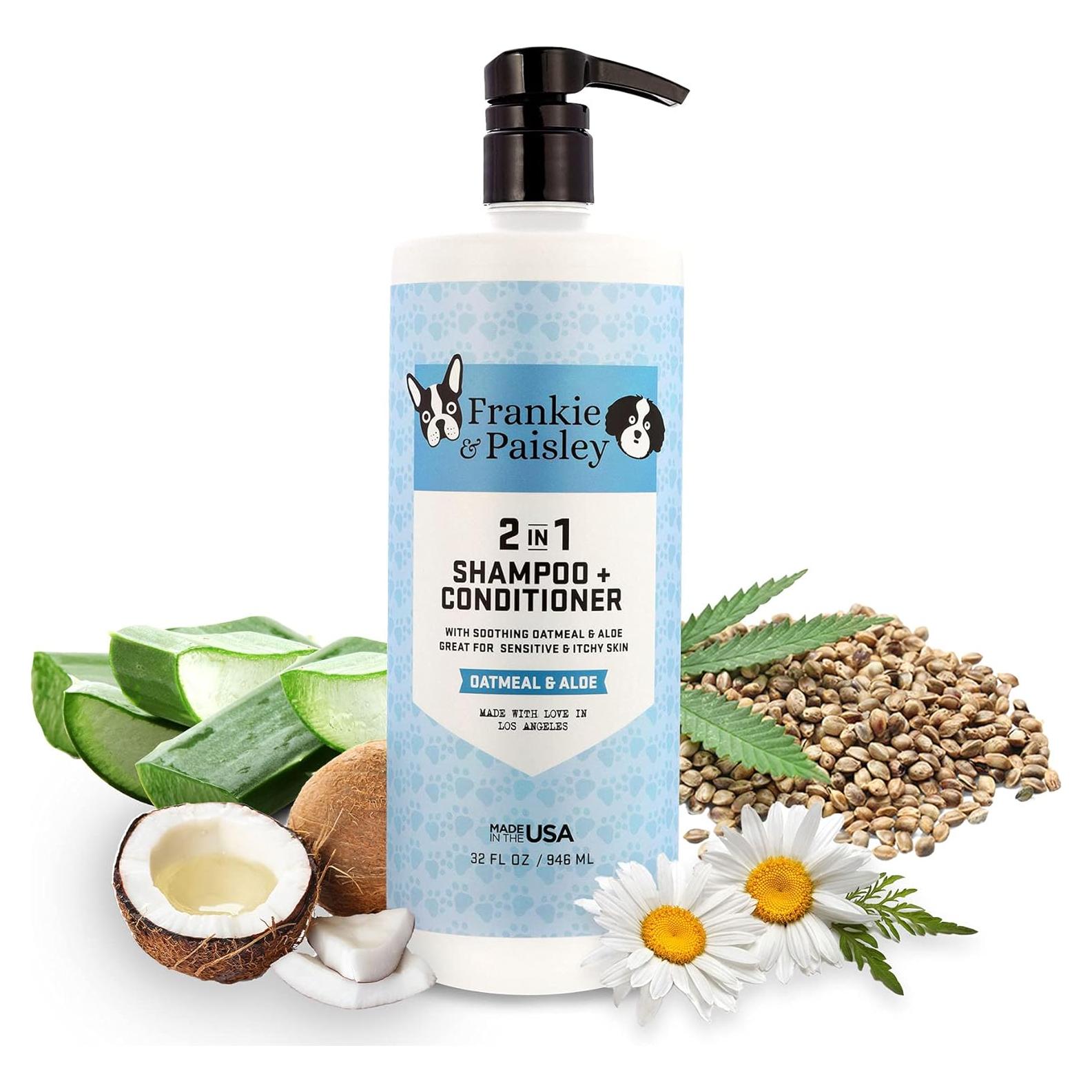 Champú y Acondicionador 2-en-1 Frankie & Paisley para Perros 946 ml