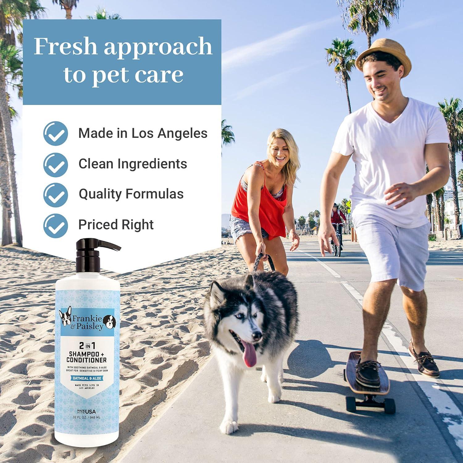 Champú y Acondicionador 2-en-1 Frankie & Paisley para Perros 946 ml