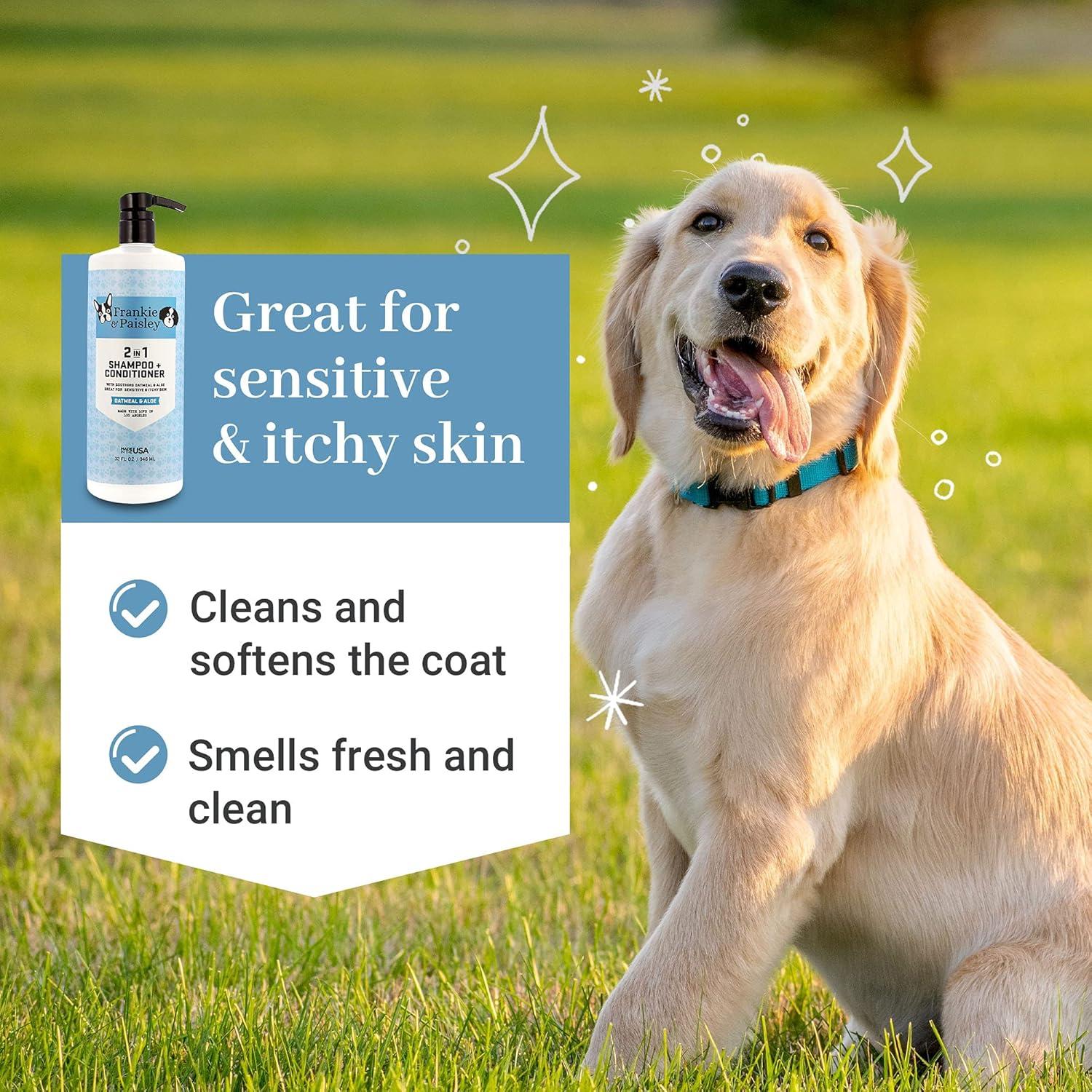 Champú y Acondicionador 2-en-1 Frankie & Paisley para Perros 946 ml