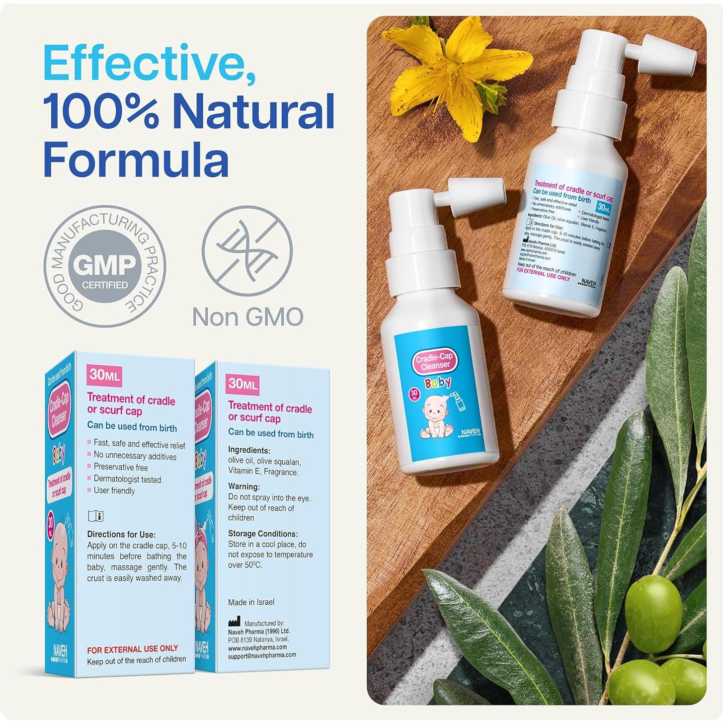 Limpiador de Costra Láctea Natural Naveh Pharma 29.57 ML