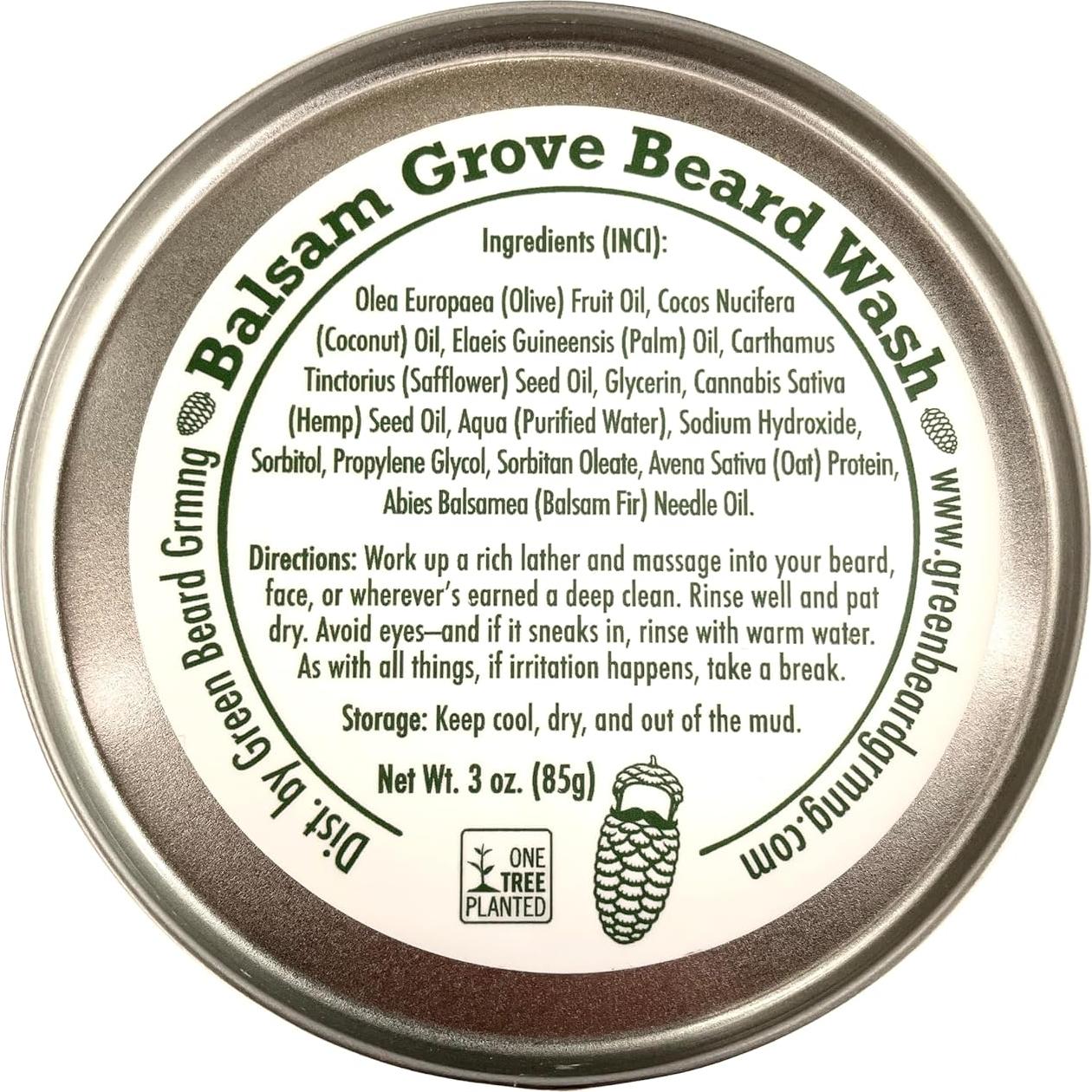 Champú Sólido Natural para Barba y Bigote Green Beard 85g