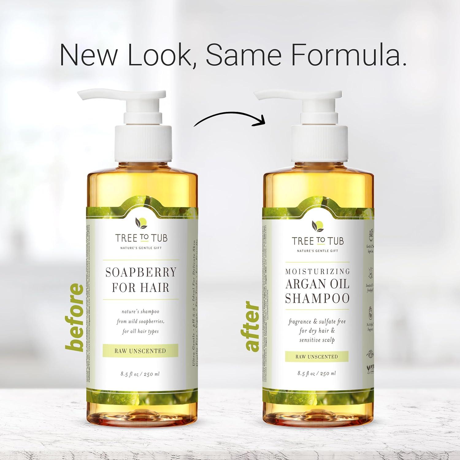 Champú hidratante Tree to Tub 250ml sin fragancia para cuero cabelludo seco