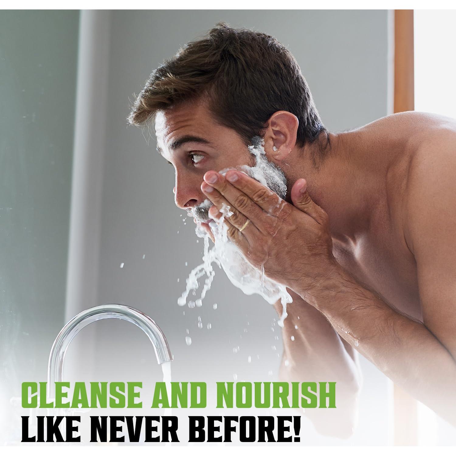 Champú para Barba Viking Revolution 482.8ml - Árbol de Té y Argán