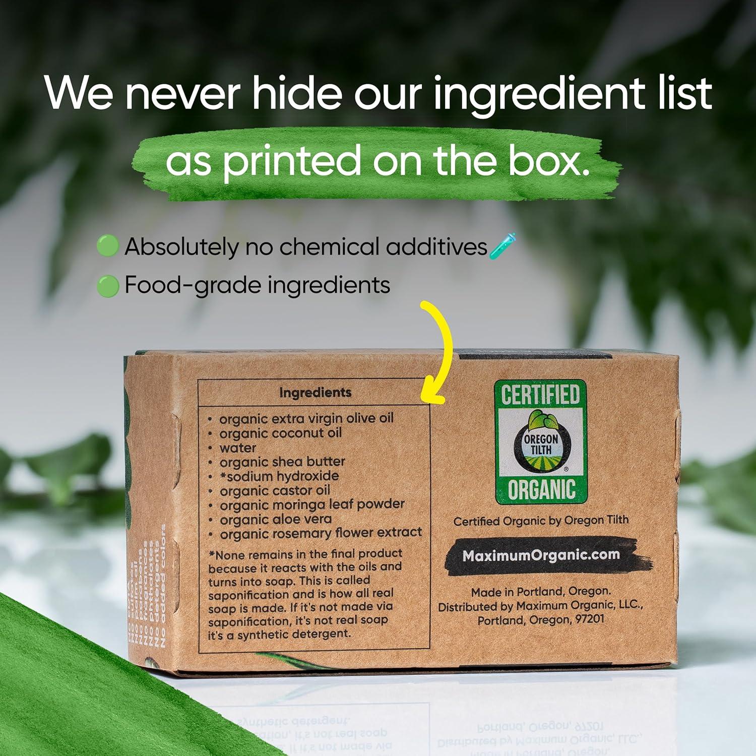 Champú Orgánico Certificado Maximum Organic 3-Pack 99g - Hidratante