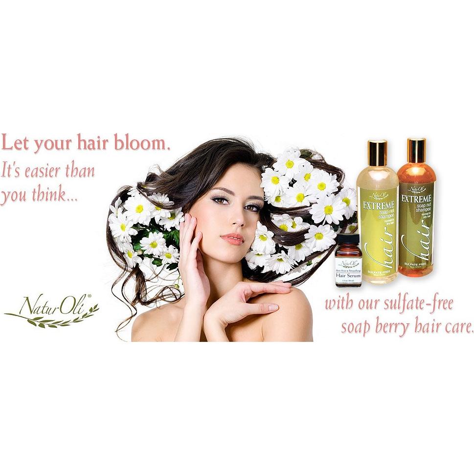 Champú Natural para Cabello Seco NaturOli 473ml - Libre de Sulfatos