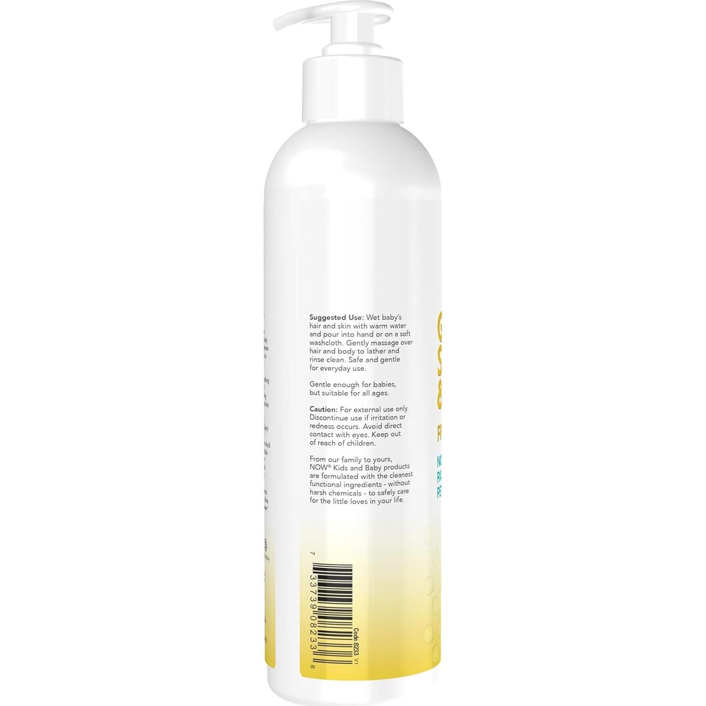 Champú y Jabón Suave para Bebés NOW 226g Sin Fragancia