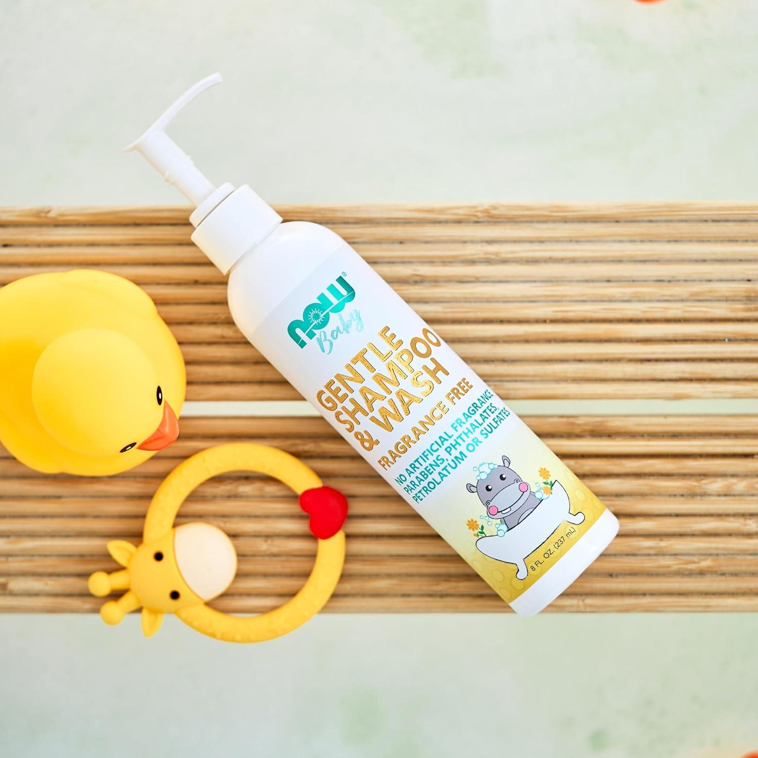 Champú y Jabón Suave para Bebés NOW 226g Sin Fragancia