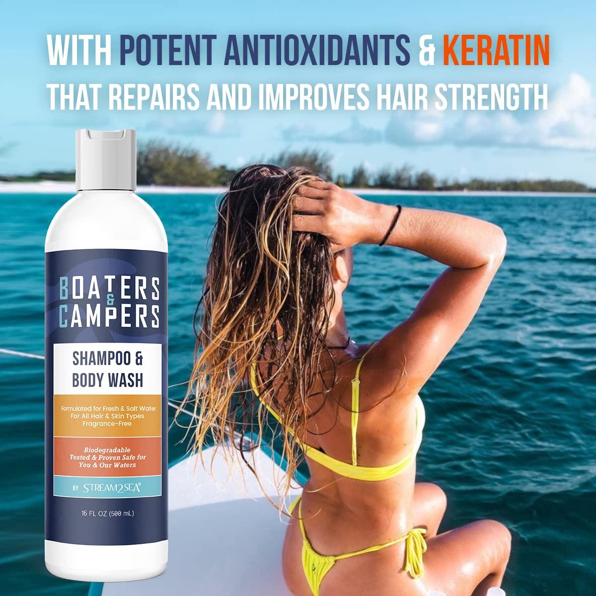 Champú Natural Stream2Sea 473 ml Antifrizz y Seguro Color