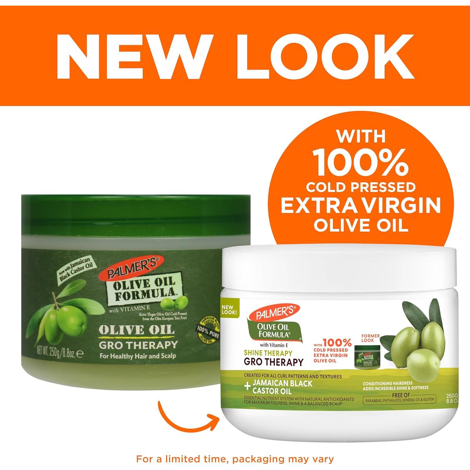 Terapia de Crecimiento Palmer's Aceite de Oliva 496g Hidratante