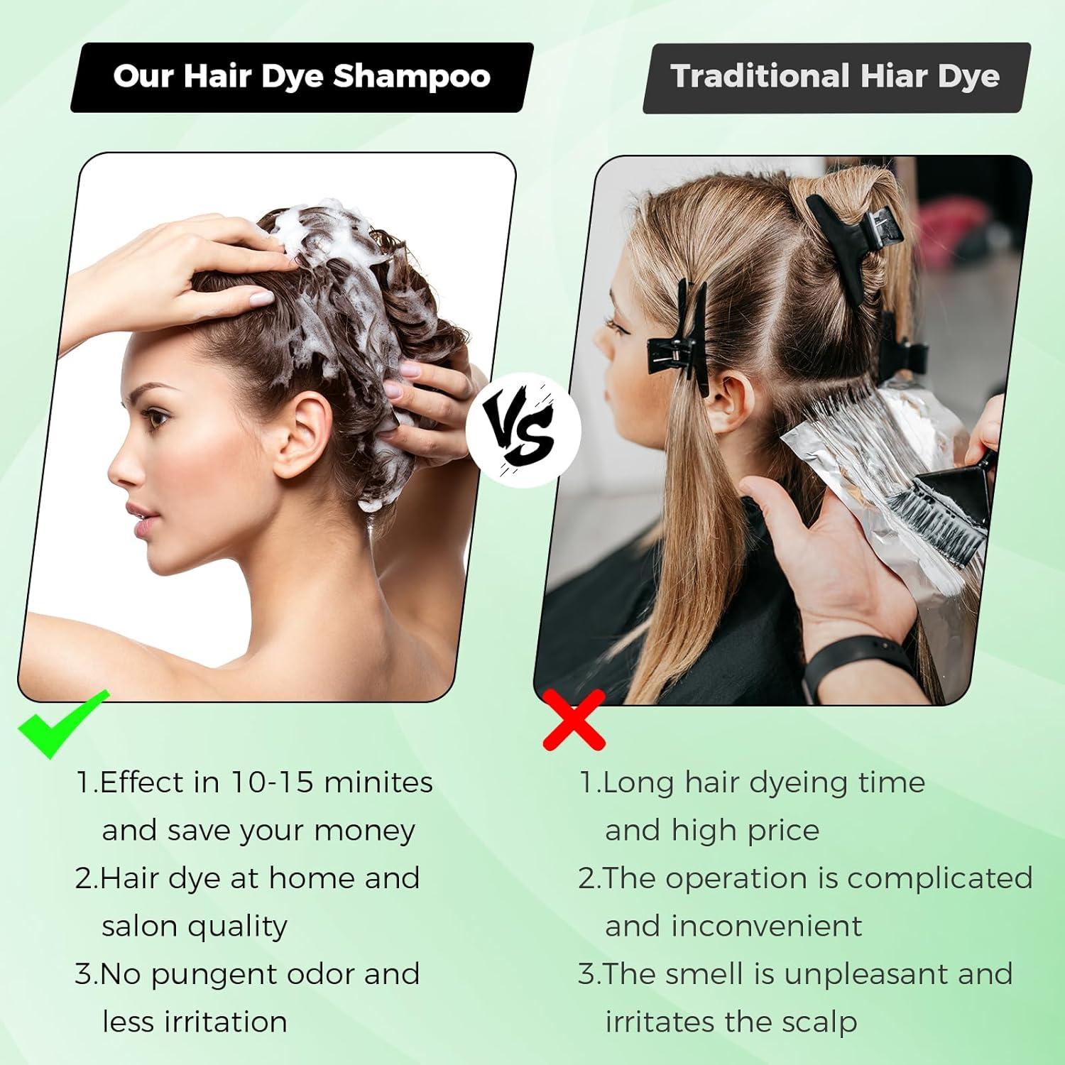 Champú para Teñir Cabello Castaño Oscuro BELEZALIB 478ml