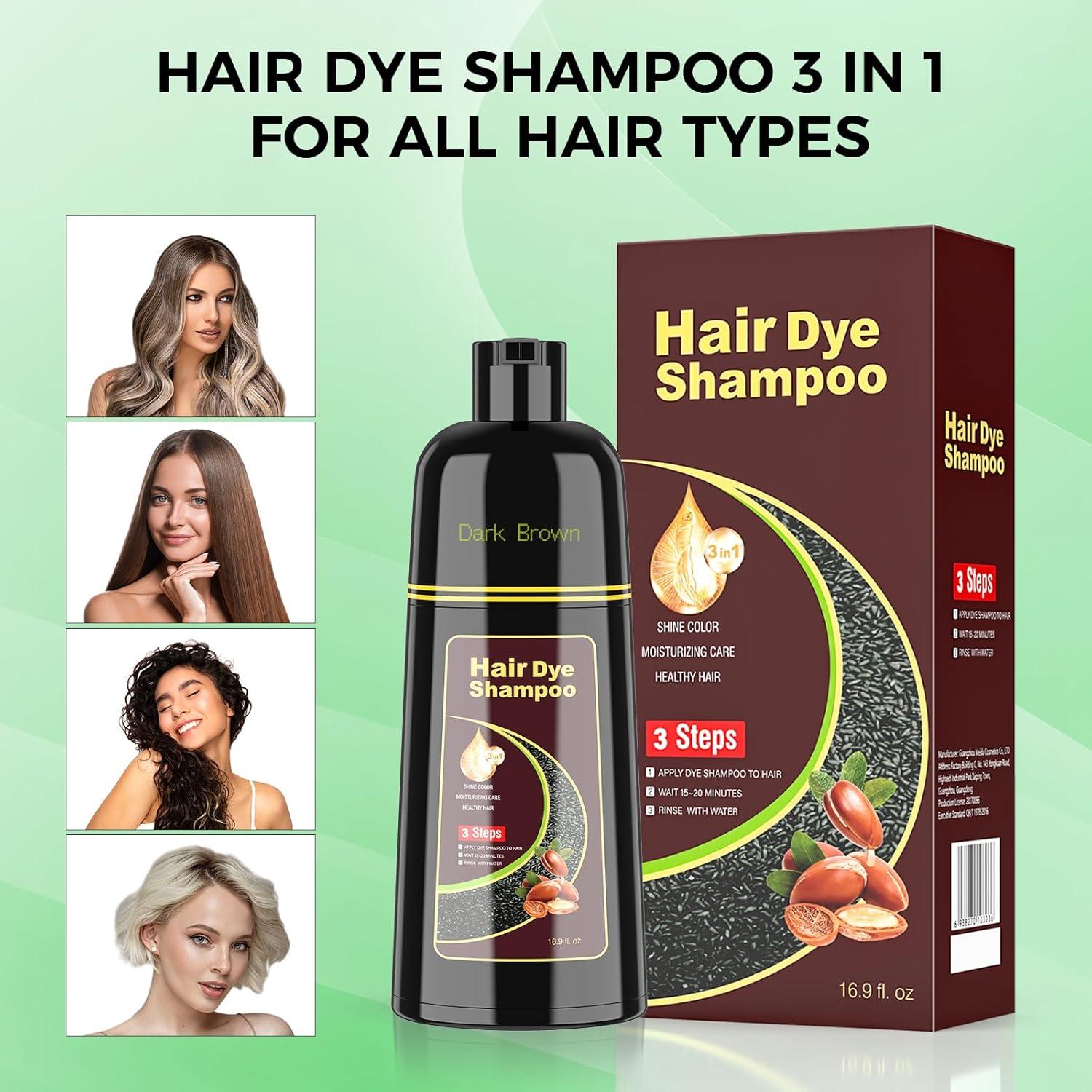 Champú para Teñir Cabello Castaño Oscuro BELEZALIB 478ml