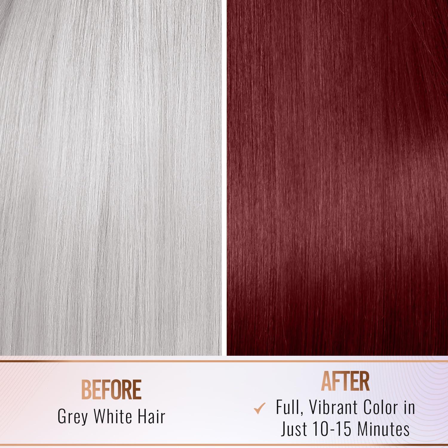 Mascarilla de Cabello Herbishh - Tinte Natural Rojo Uva 30ml