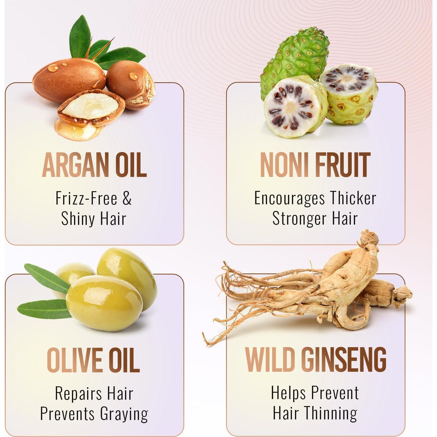 Mascarilla de Cabello Herbishh - Tinte Natural Rojo Uva 30ml