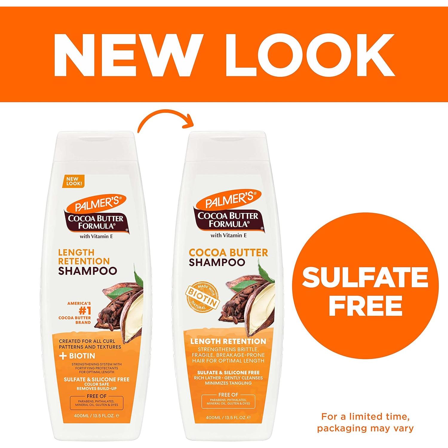 Champú Palmer's Manteca de Cacao Biotina 400 ml