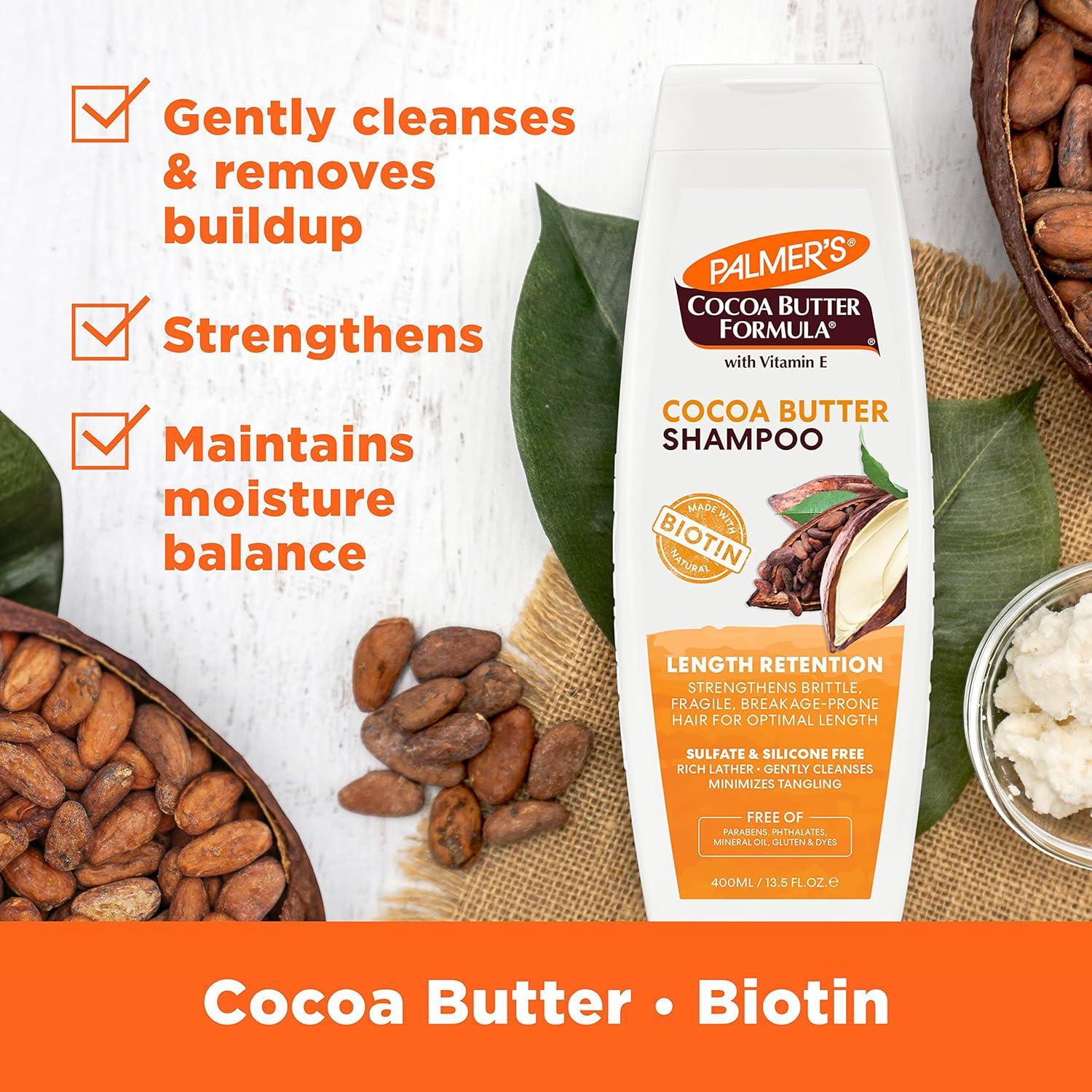 Champú Palmer's Manteca de Cacao Biotina 400 ml