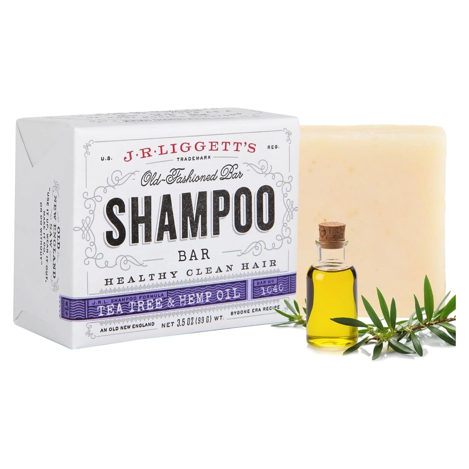 Champú Sólido Natural J.R. LIGGETT'S 99.22 g - Aceite de Árbol de Té