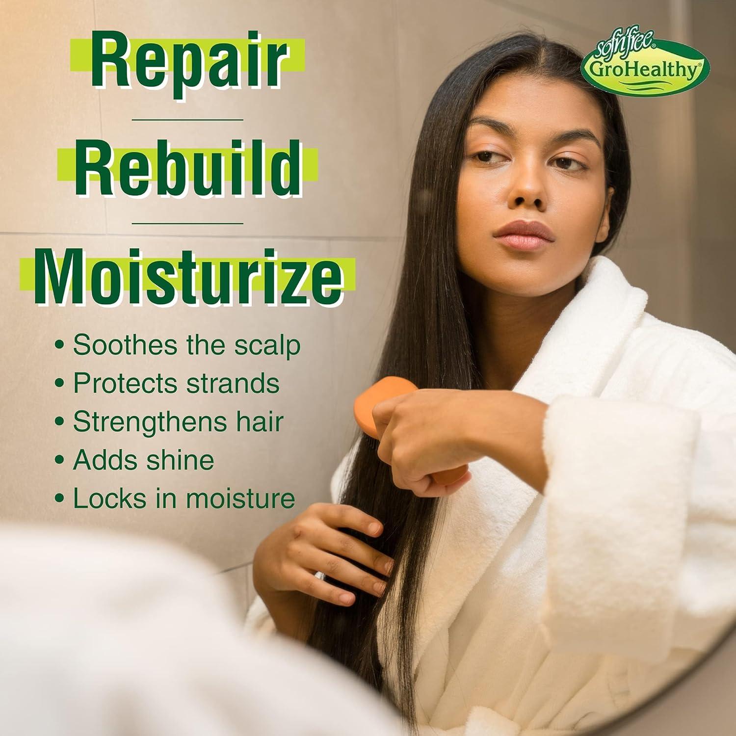 Acondicionador Profundo SofnFree GroHealthy 50ml - Proteína de Leche y Aceite de Oliva