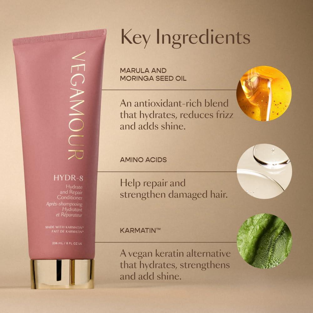 Acondicionador Vegamour Hydr-8 248g Hidratante y Reparador