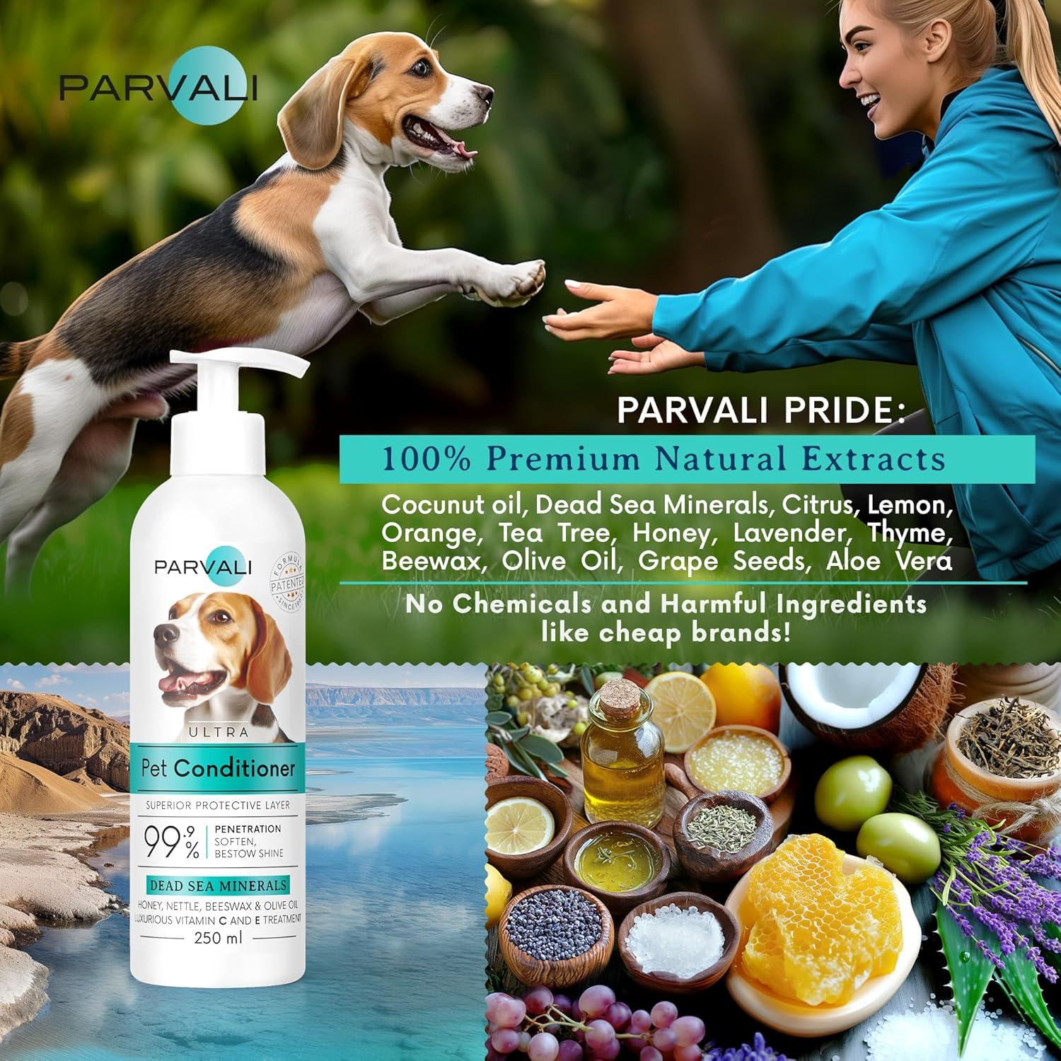 Acondicionador Ultra para Perros PARVALI 250 ml Mar Muerto