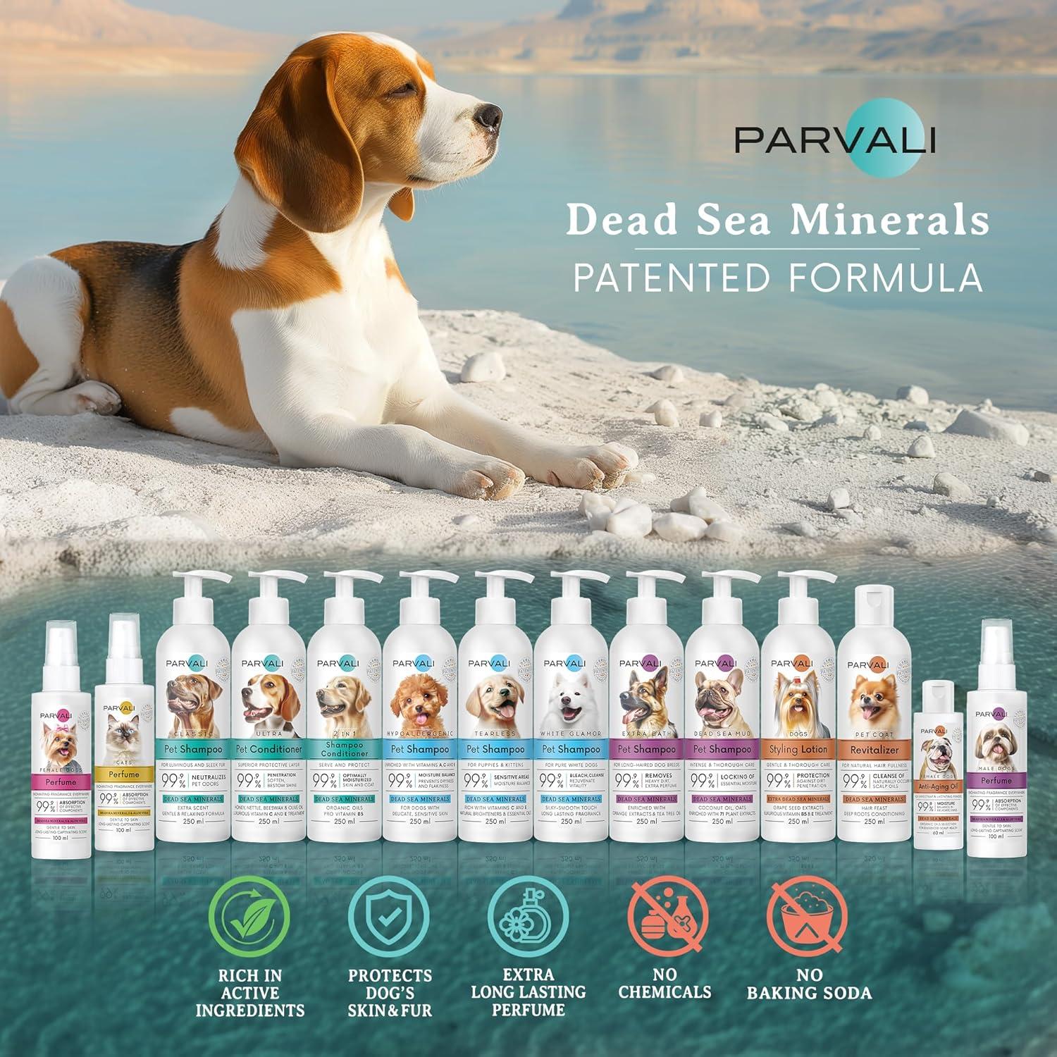 Acondicionador Ultra para Perros PARVALI 250 ml Mar Muerto