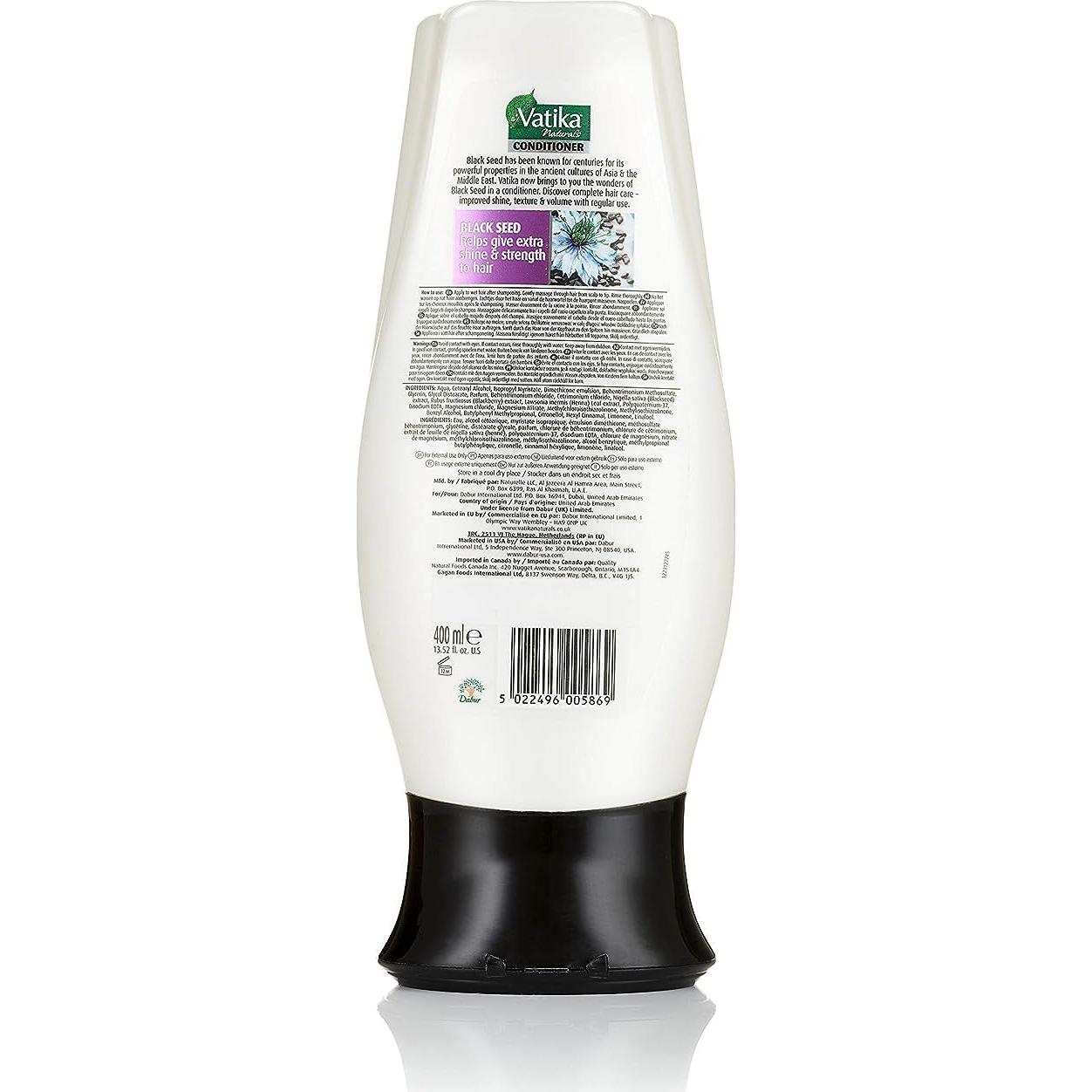 Acondicionador Natural Dabur Vatika Semilla Negra 400 ml