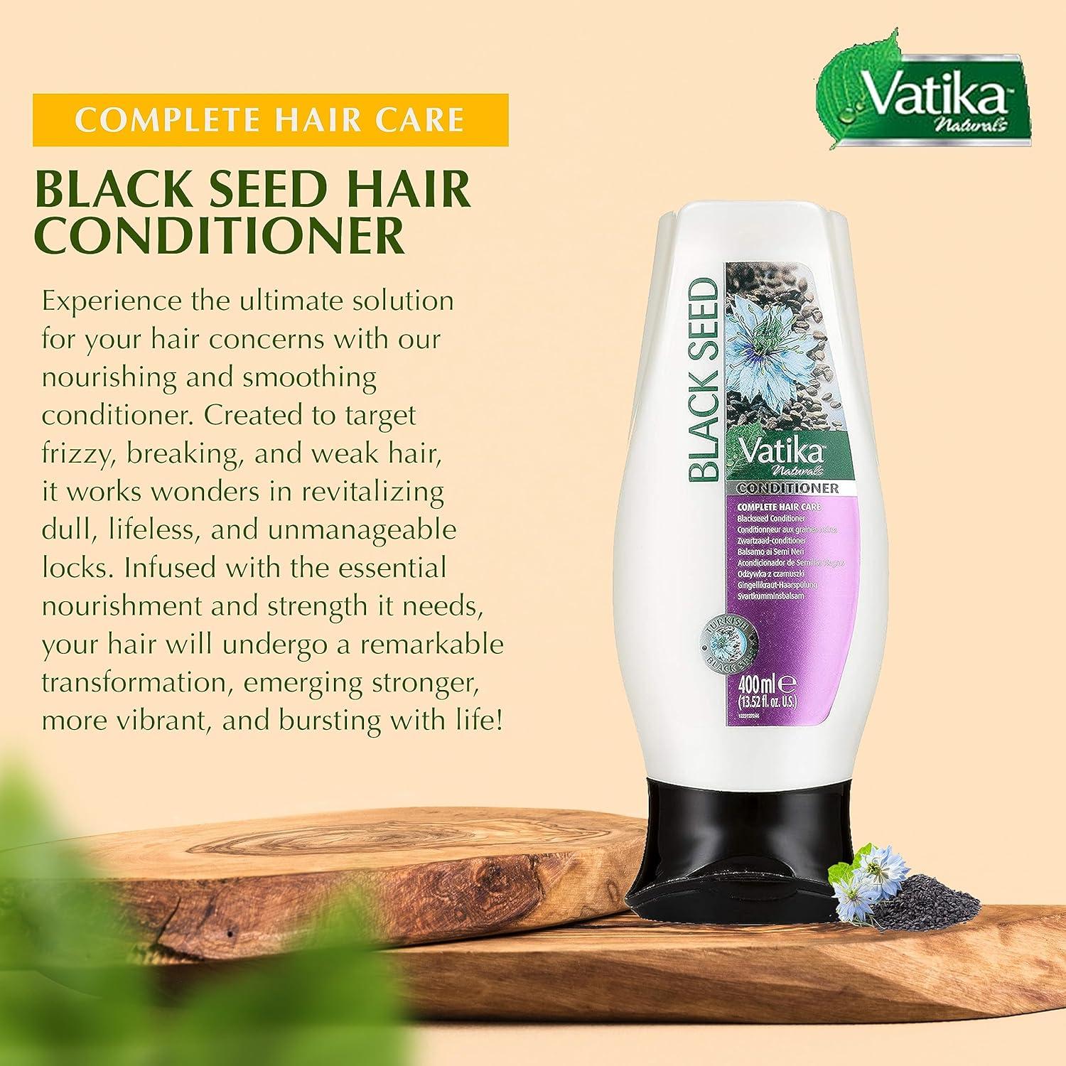 Acondicionador Natural Dabur Vatika Semilla Negra 400 ml