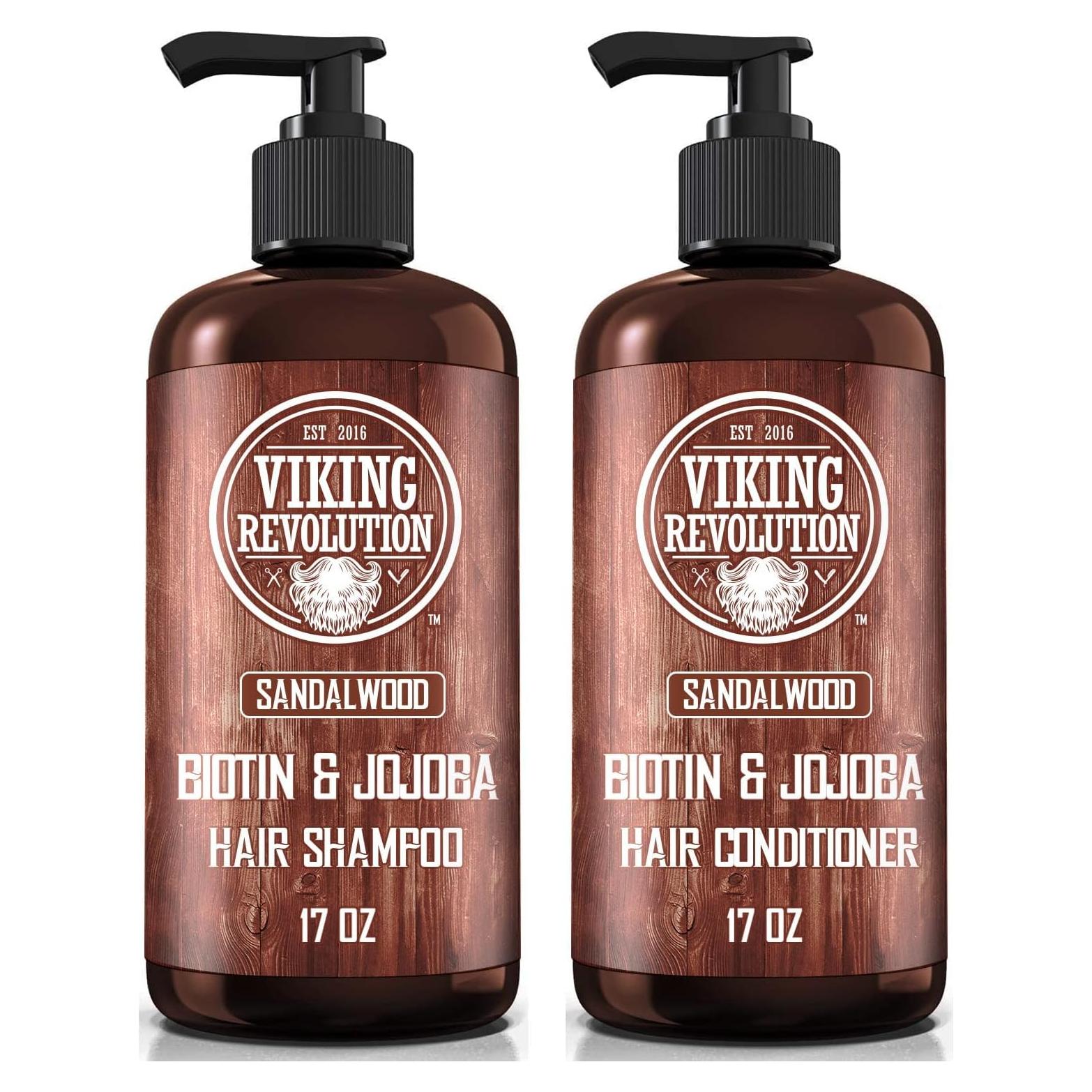 Champú y Acondicionador Viking Revolution Sándalo 500 ml