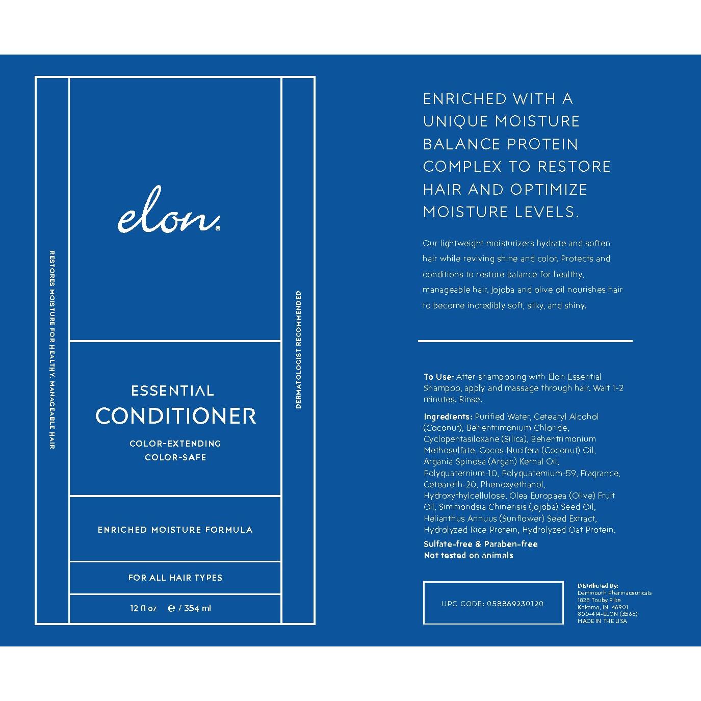 Acondicionador Hidratante Elon para Mujeres 340 g - Sin Sulfatos