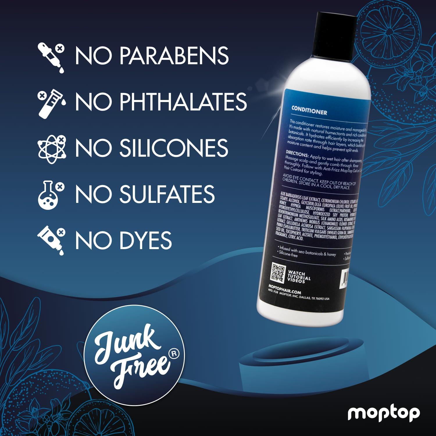 Acondicionador Diario MopTop 946 ml - Hidratante Capilar Sin Sulfatos