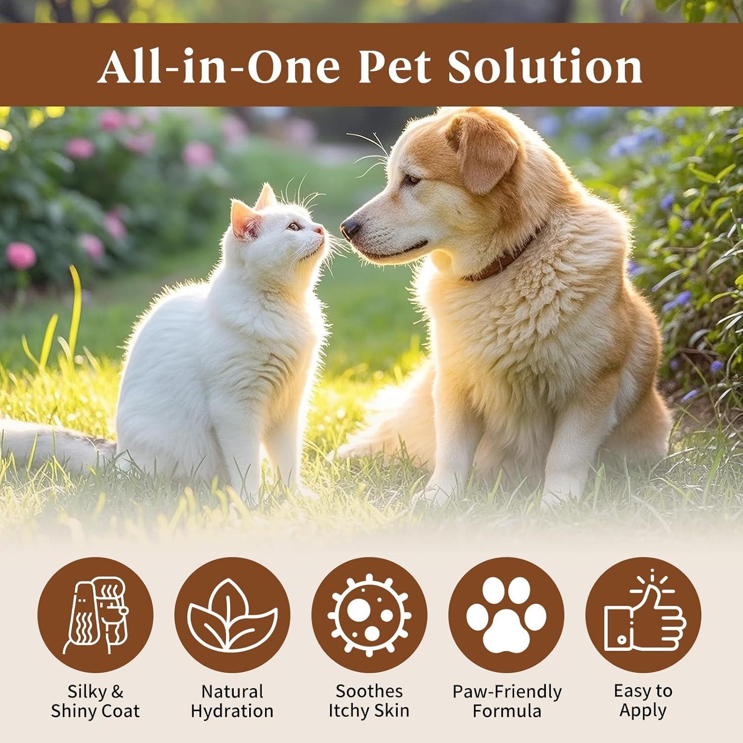 Aceite Desenredante para Mascotas Oivolii 29.57 ml - Reduce Caída de Pelo