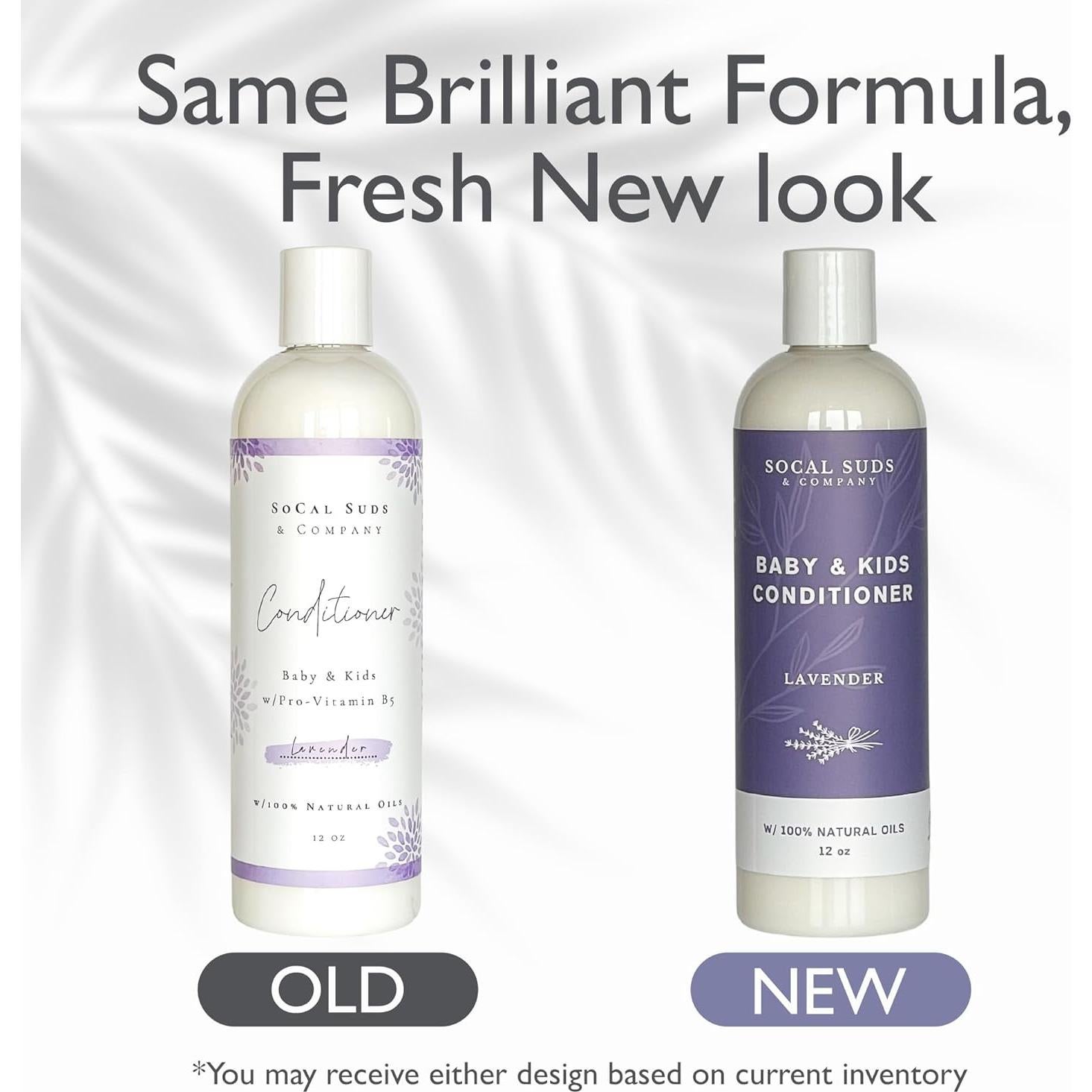 Acondicionador Orgánico para Bebés SoCal Suds 340g Lavanda Pack 2