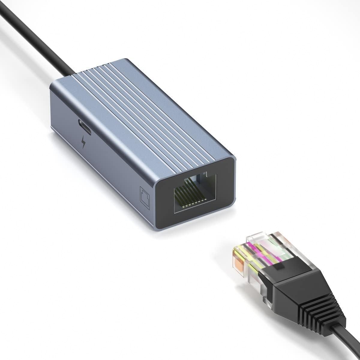 Adaptador Lightning a Ethernet IVSHOWCO 100Mbps 50cm