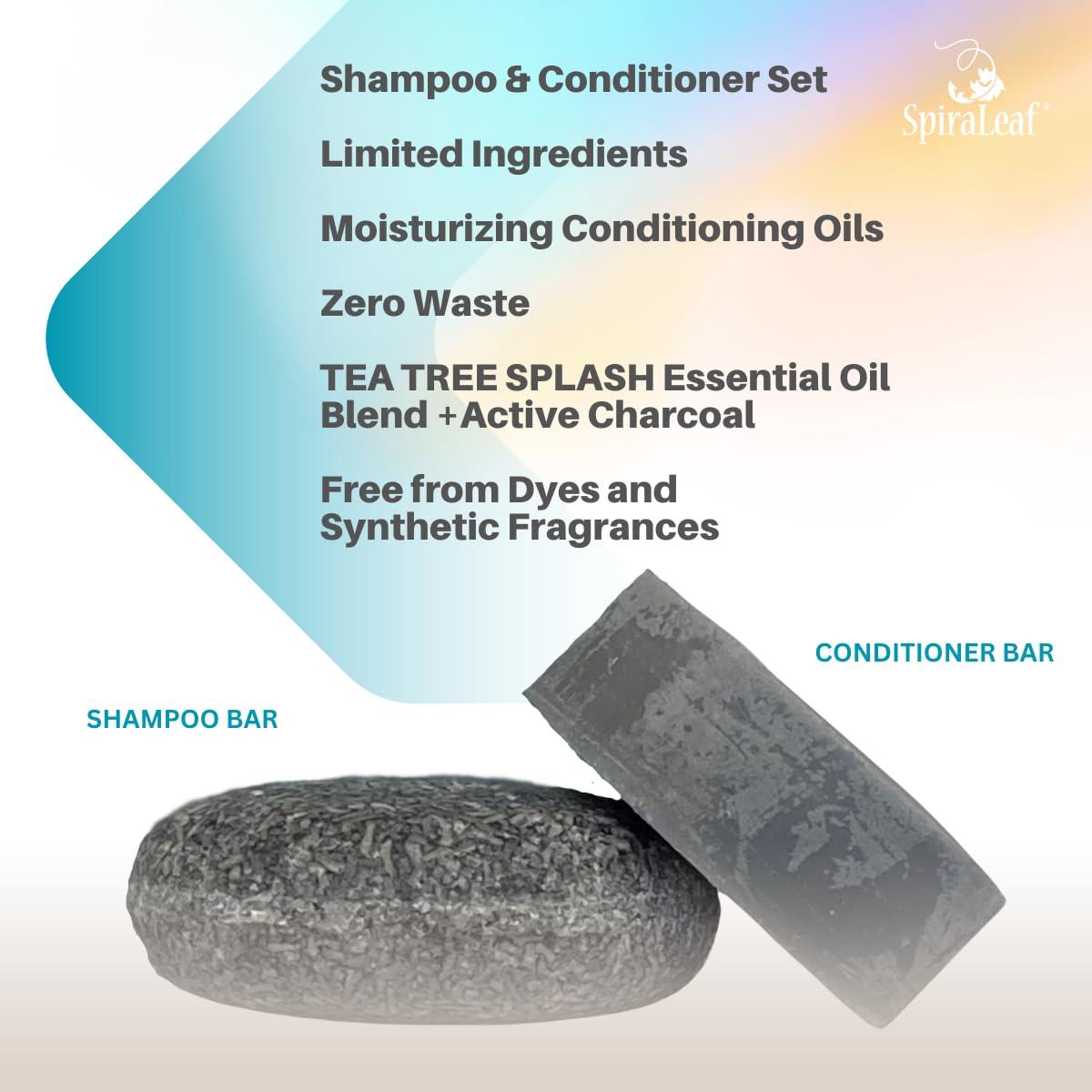 Juego de Barra de Champú y Acondicionador SpiraLeaf 108g
