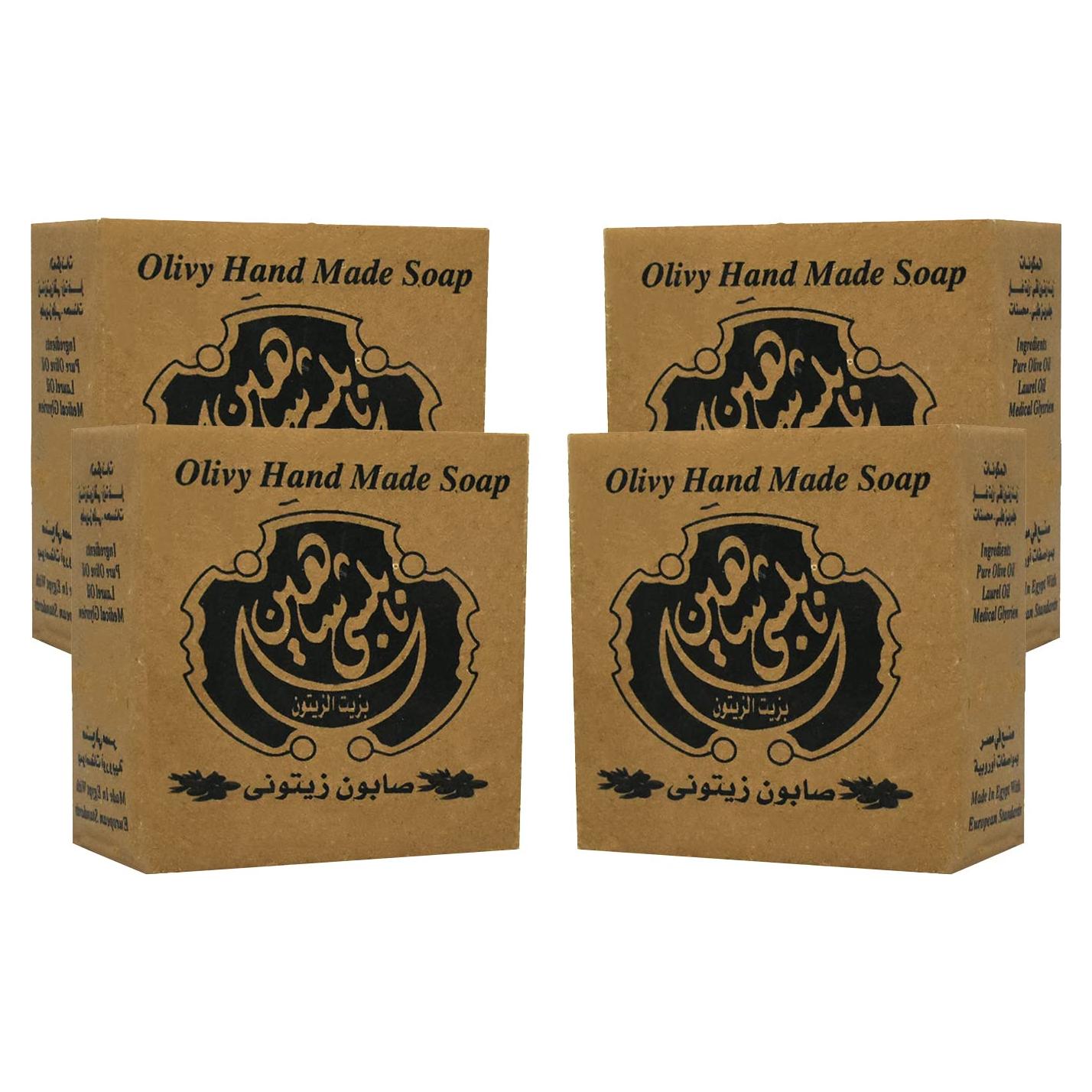 Jabón Natural de Aceite de Oliva Nabulsi 4 Barras 280g