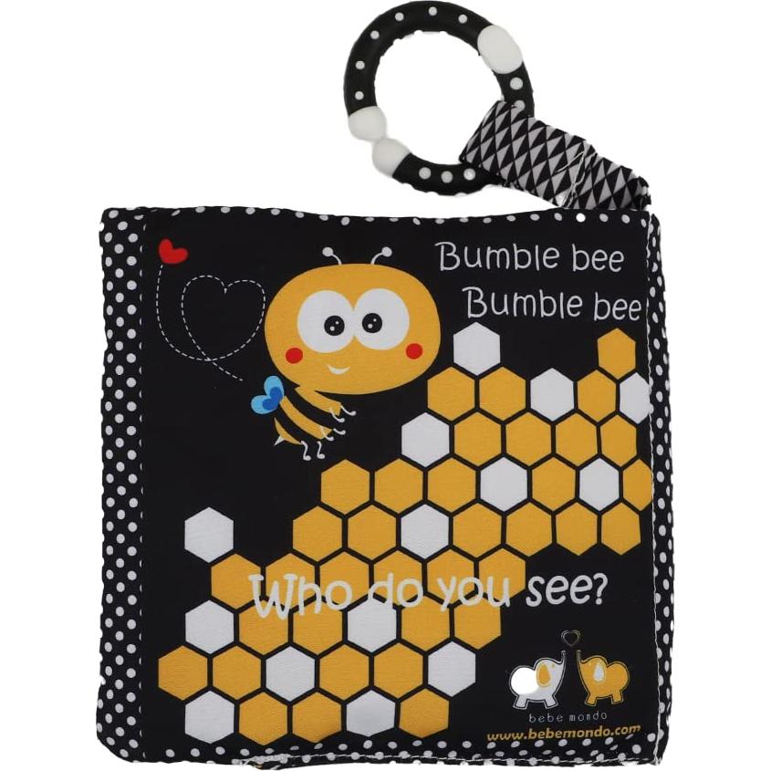 2PCS Libro de Tela para Bebés Bebemondo - Juguete de Granja