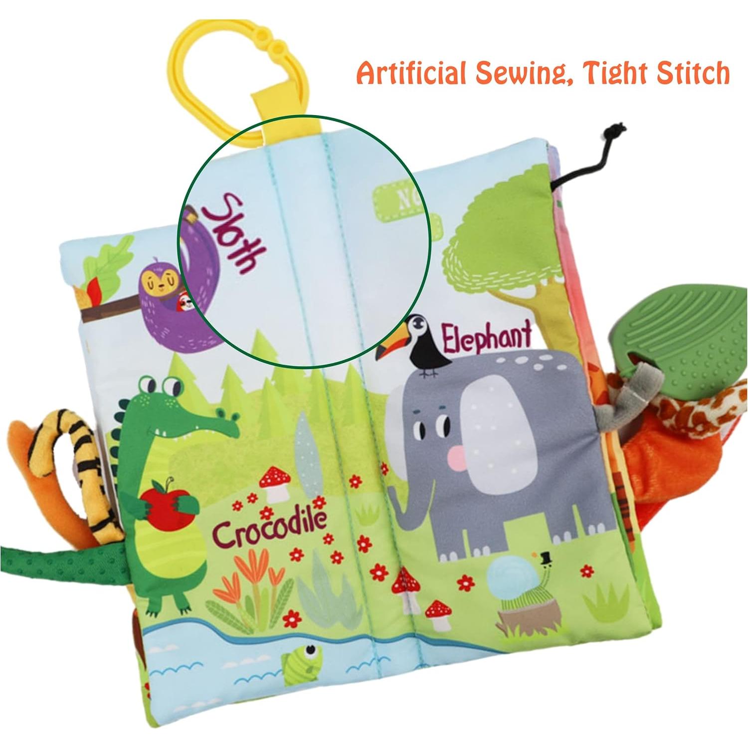 Libro de Granja para Bebés Bebe Mondo 2PCS Juguetes de Mordedor