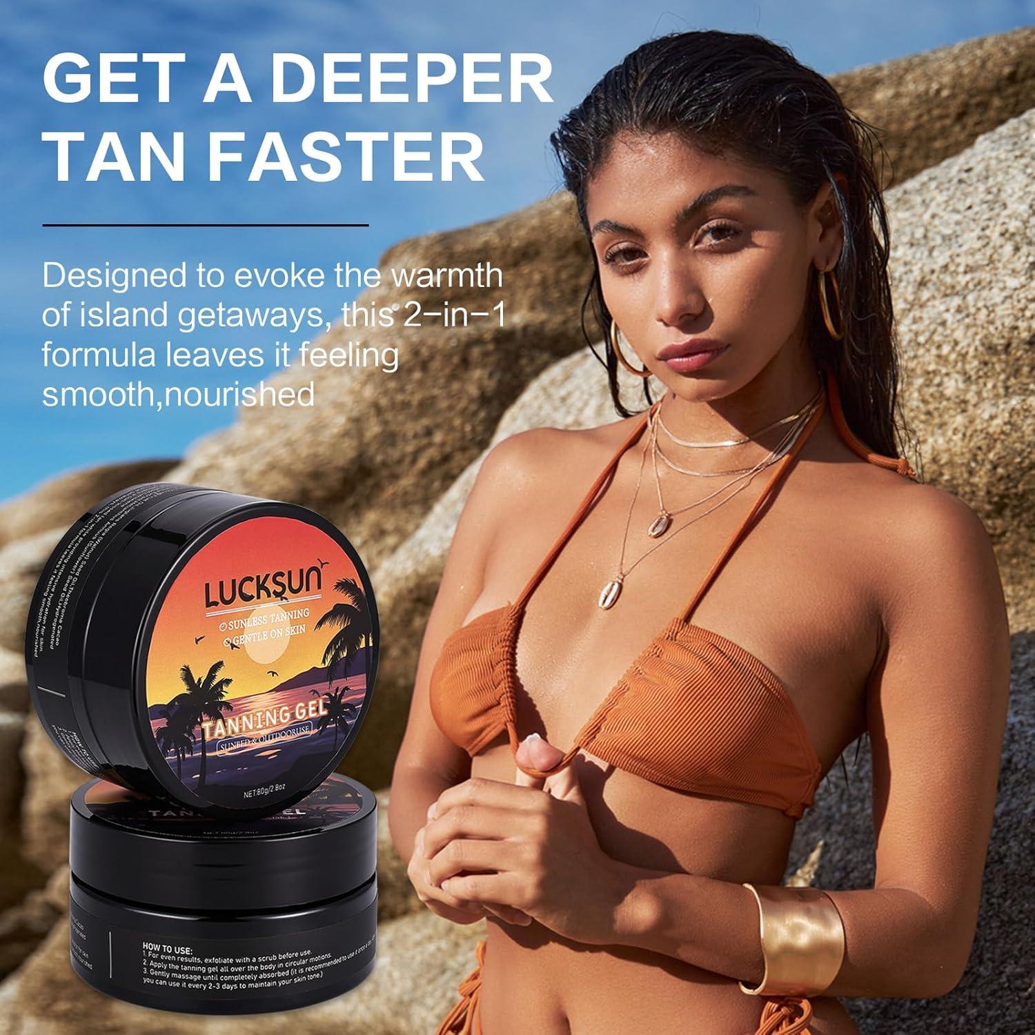 Gel Bronceador Hidratante Facekaot 132g para Camas y Sol