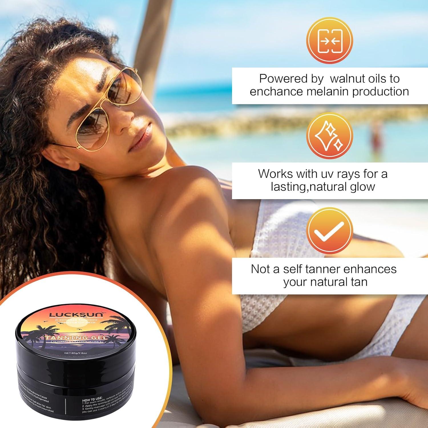 Gel Bronceador Hidratante Facekaot 132g para Camas y Sol