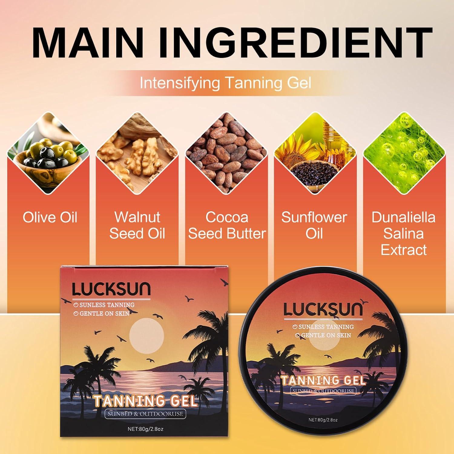 Gel Bronceador Hidratante Facekaot 132g para Camas y Sol