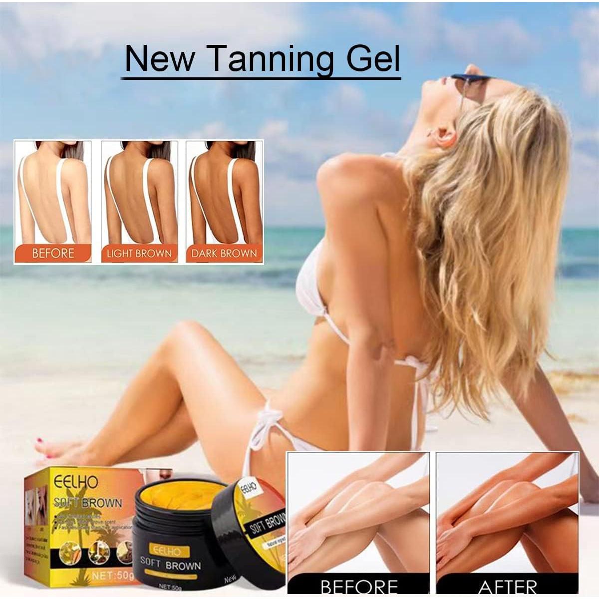 Gel Bronceador Natural Loción 100% Natural 100g - Protección Tatuajes