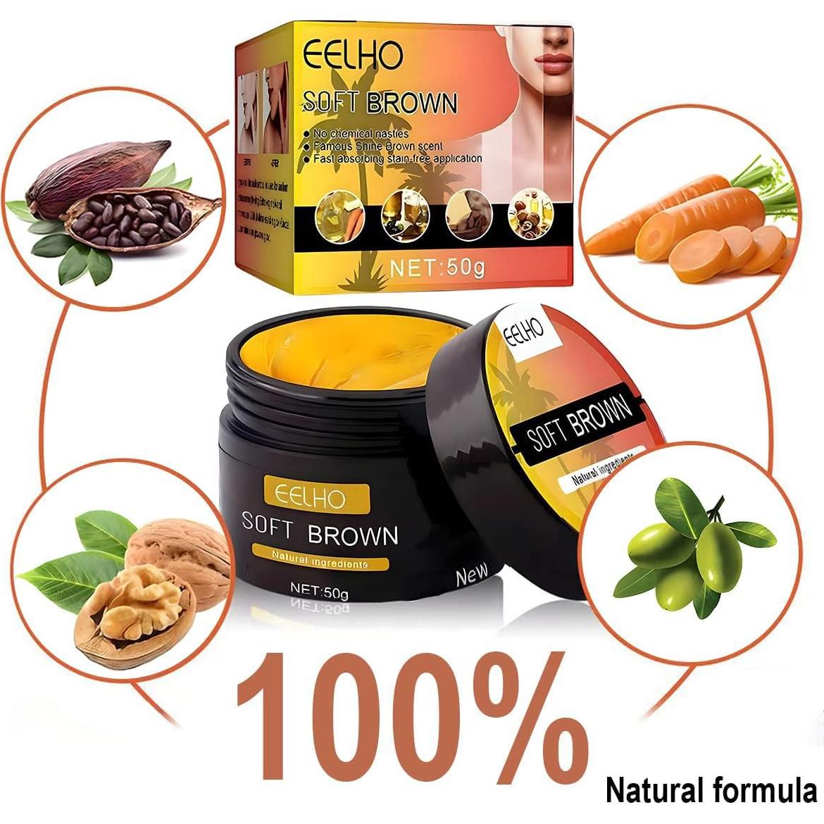 Gel Bronceador Natural Loción 100% Natural 100g - Protección Tatuajes