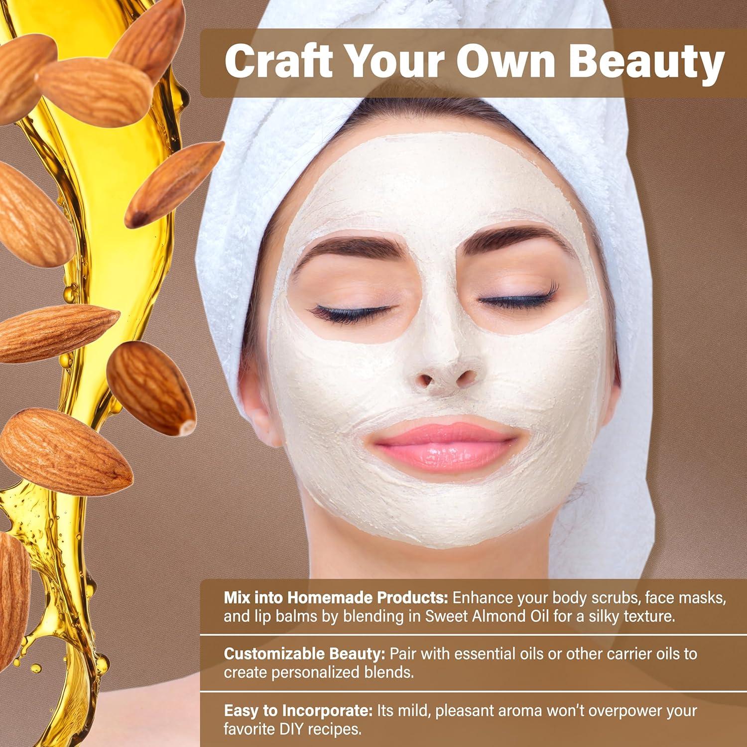 Aceite de Almendra Dulce 60 ml Plant Guru 100% Puro Natural