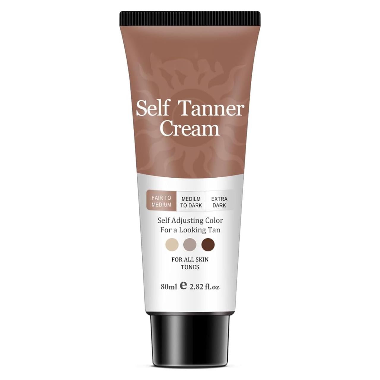 Crema Autobronceadora ONMYLOVIN 80ml Fórmula Natural Sin Rayas