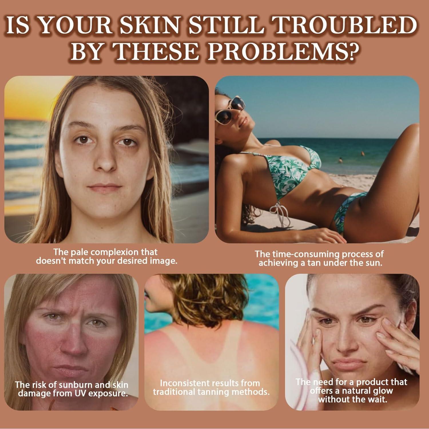 Crema Autobronceadora ONMYLOVIN 80ml Fórmula Natural Sin Rayas