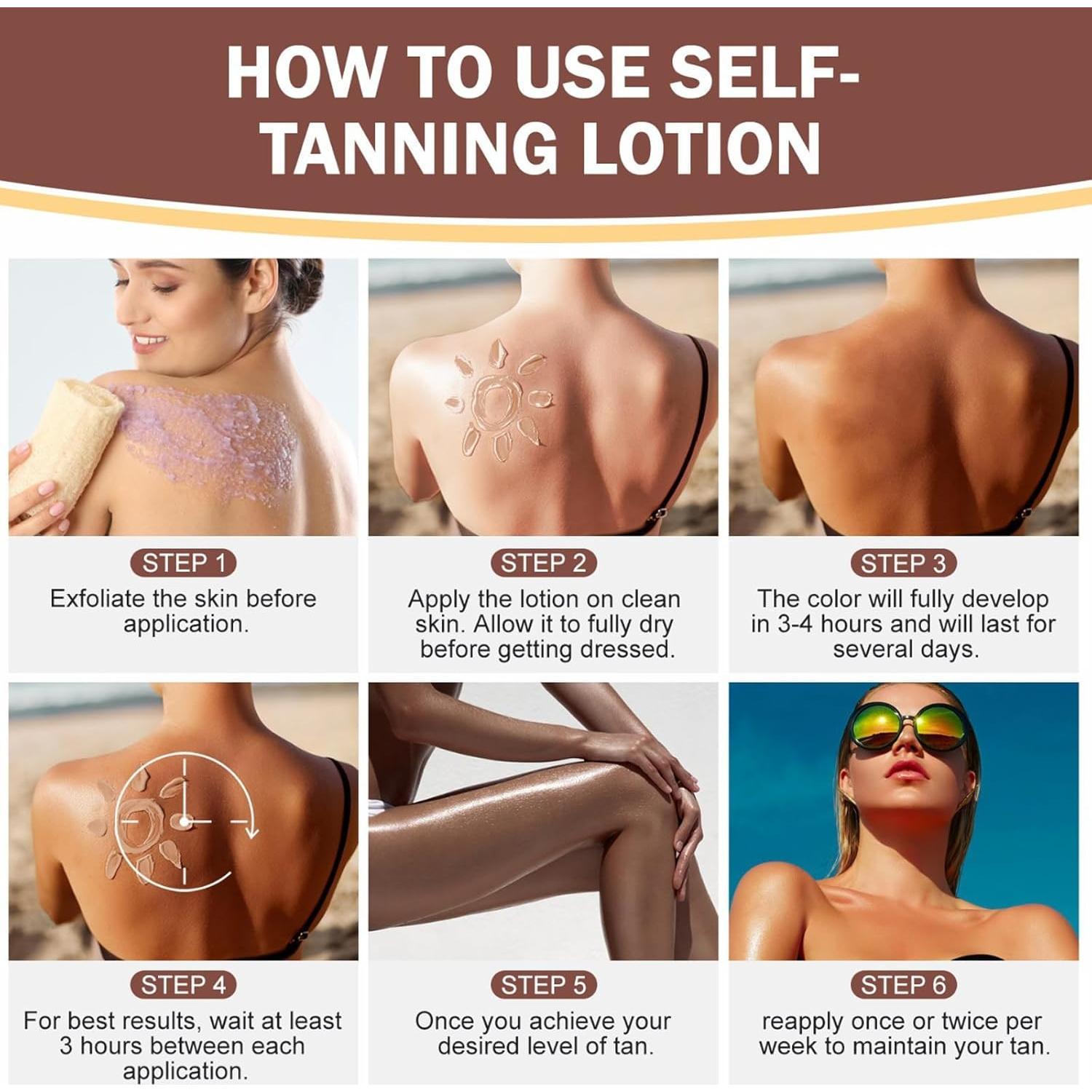 Crema Autobronceadora ONMYLOVIN 80ml Fórmula Natural Sin Rayas