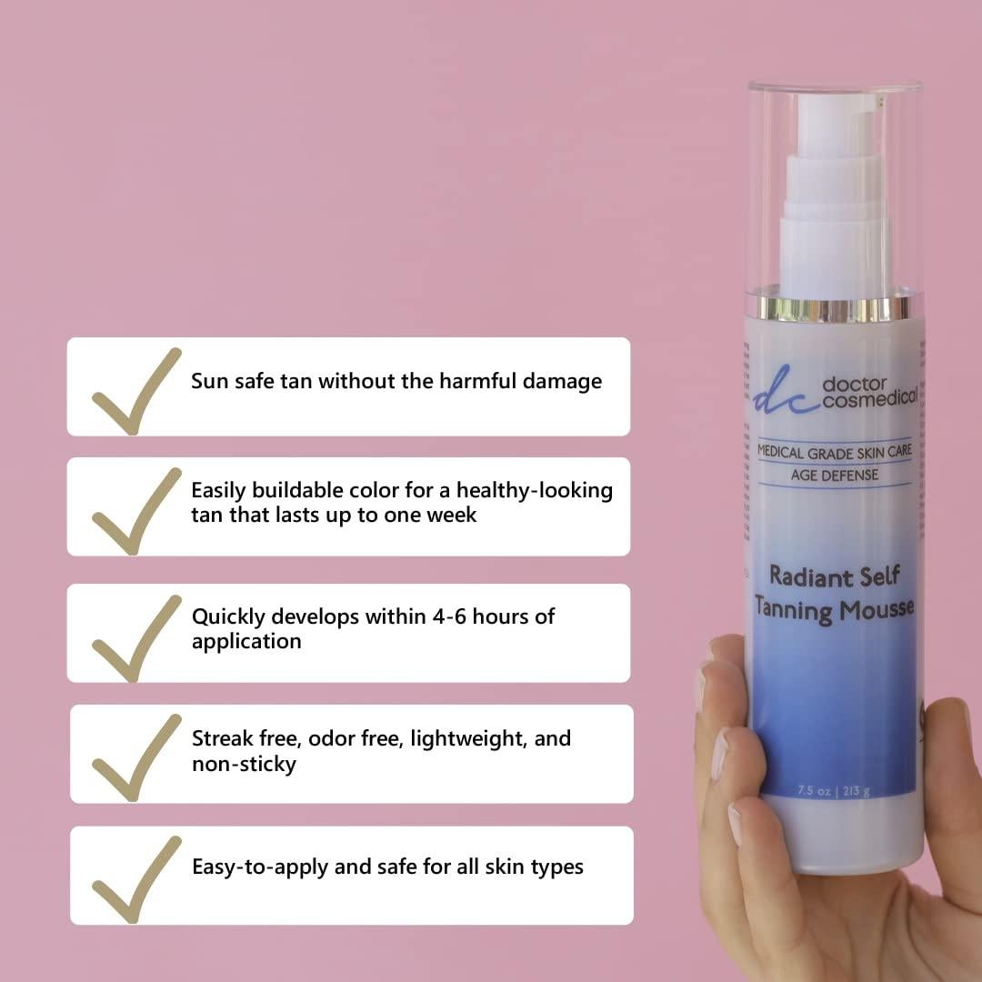 Mousse Autobronceadora Radiante Doctor Cosmedical 213 g