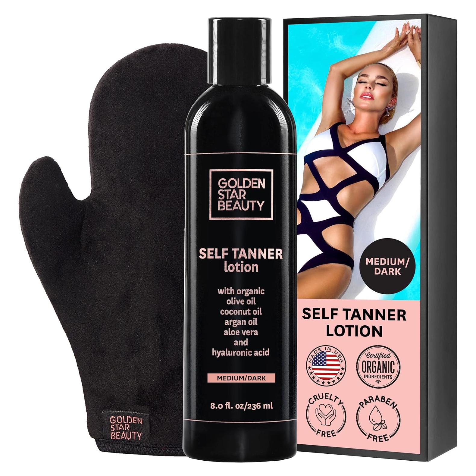 Loción Bronceadora Orgánica Lujosa - Sin Sol - 390g