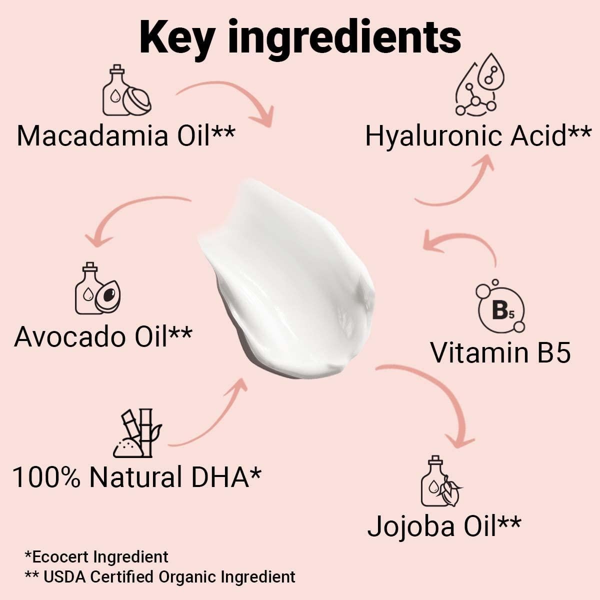 Loción Bronceadora Orgánica Lujosa - Sin Sol - 390g