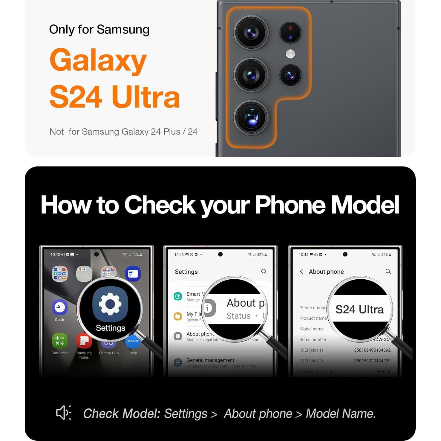 Funda TORRAS para Samsung S24 Ultra con Soporte Magnético