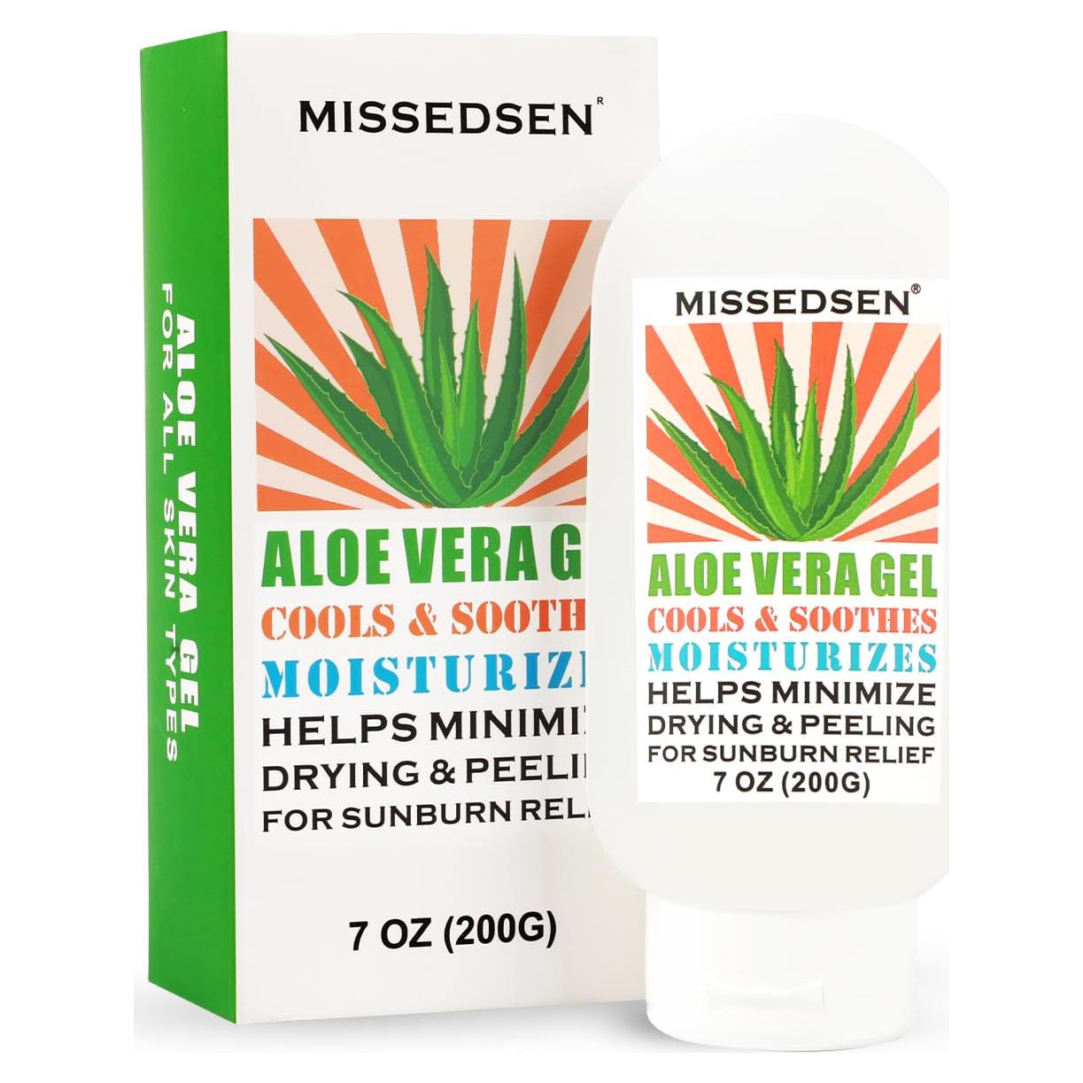 Gel de Aloe Vera Orgánico MISSEDSEN 198 g Hidratante Facial